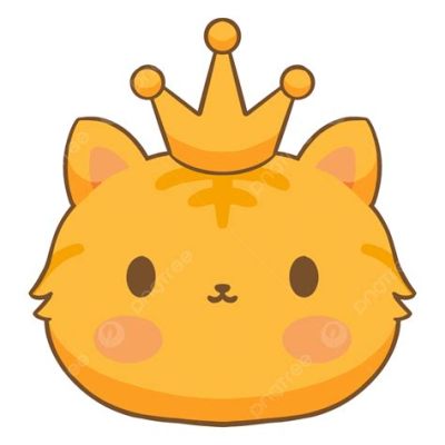 プリンセス イラスト - なぜ猫は王冠をかぶっているのか？